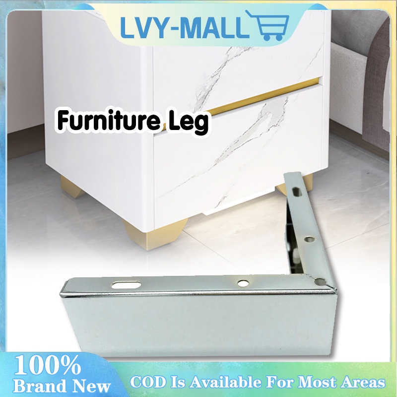 Chrome Iron L Type Furniture Footings / Leg For Sofa Table Bed