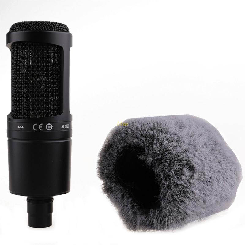 BT Outdoor Microphone Windscreen Artificial Fur Cover Muff Windshield