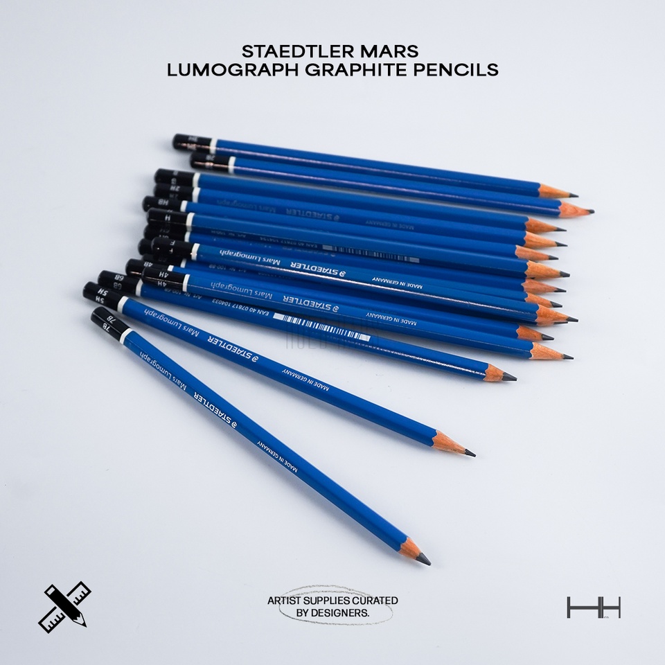 Staedtler Mars Lumograph Graphite Pencils (12B6H) Shopee Philippines