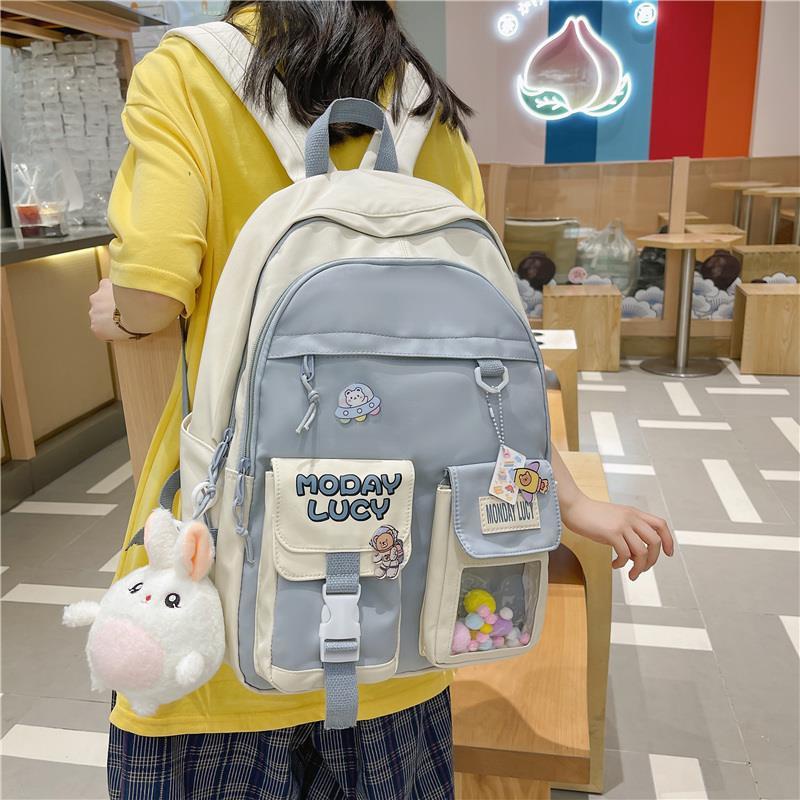 Ins Harajuku Middle School Student Ulzzang Backpack Japanese College ...