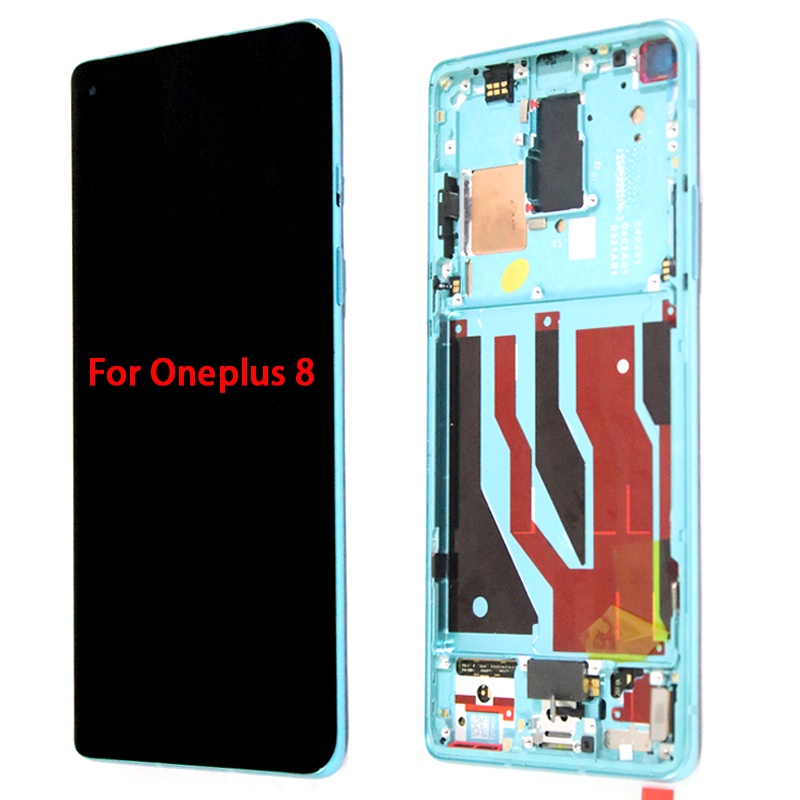 100% Original Super AMOLED For OnePlus 8 Display Touch Screen Digitizer ...