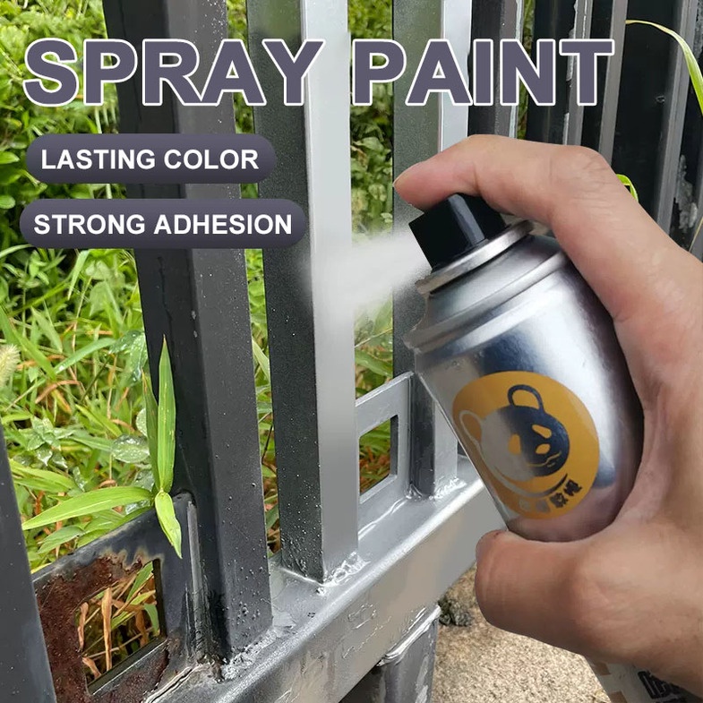 Chrome Spray Paint Metal Silver White Black Rust Remover Stainless