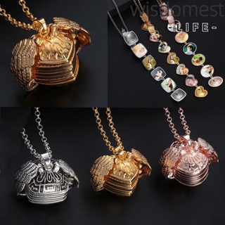 Floating Angel Wings Box Magic 4 Photo Locket Photo Sublimation Necklace -  Buy Floating Angel Wings Box Magic 4 Photo Locket Photo Sublimation Necklace  Product on