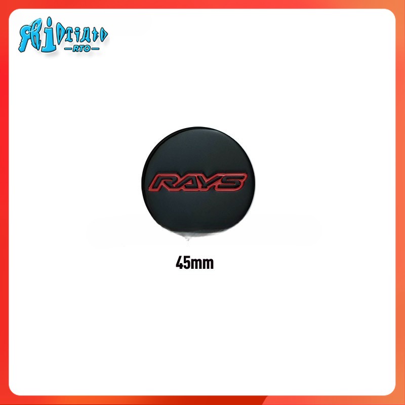 RTO 4PCS/lot 45mm 50mm 56mm 65mm Car Wheel Center Cap Emblem Sticker ...