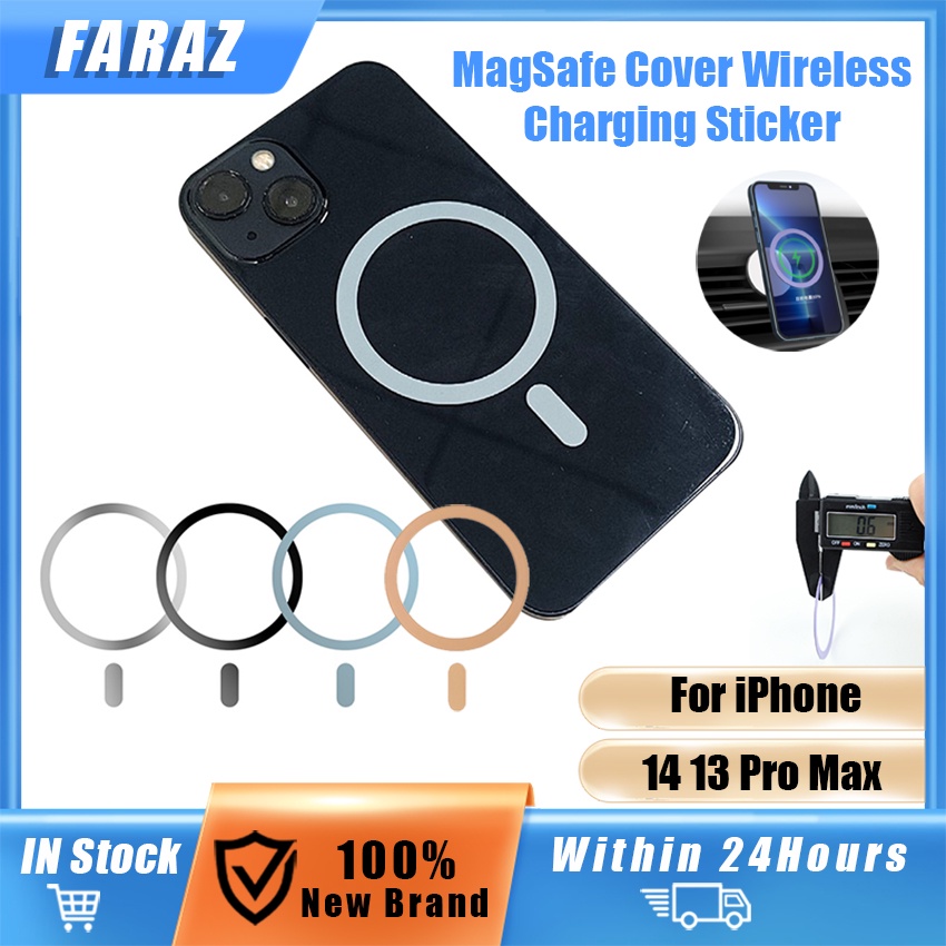 Thin Metal Ring Plate Sticker for MagSafe Accessories Heat Sink Wireless