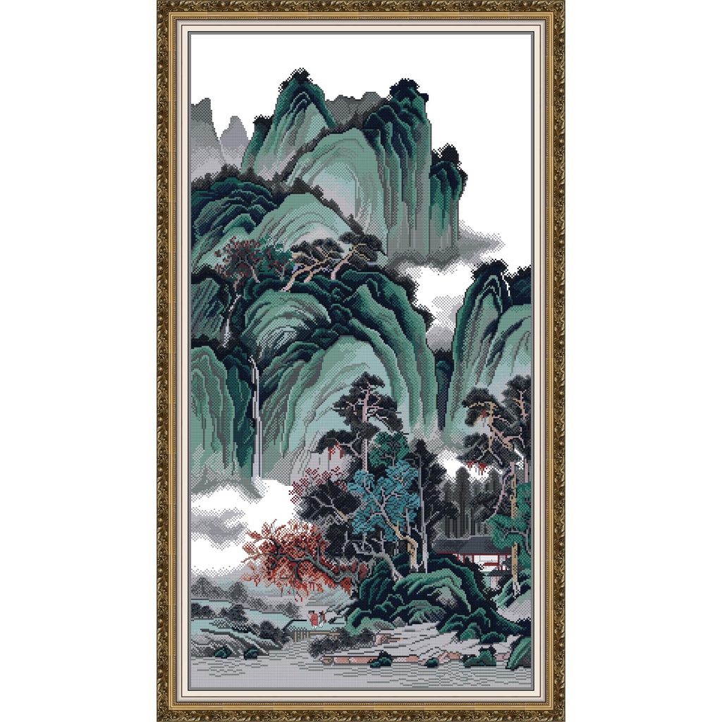 Kit De Broderie Point De Croix Carte De La Chine - 14ct - Neuf - Fabriqué En Chine
