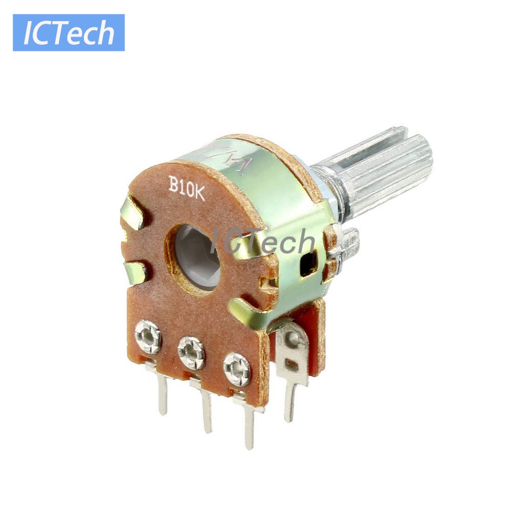 5Pcs WH148 1K 2K 5K 10K 20K 50K 100K 500K Ohm 6 Pin 15mm Shaft ...
