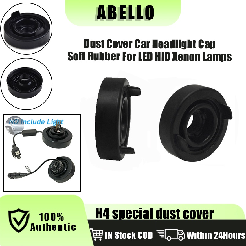 Rubber Car Headlight Dust Cover Cap 80mm inner dia For LED HID Xenon