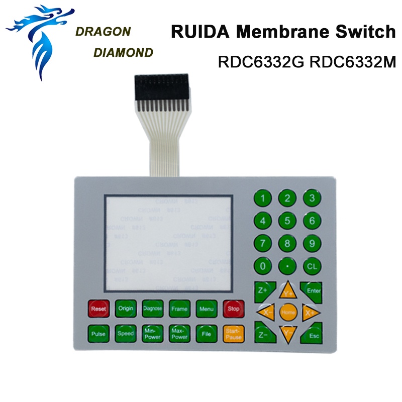 Dragon Diamond Ruida Membrane Switch For Laser Engraver RDC6332G ...