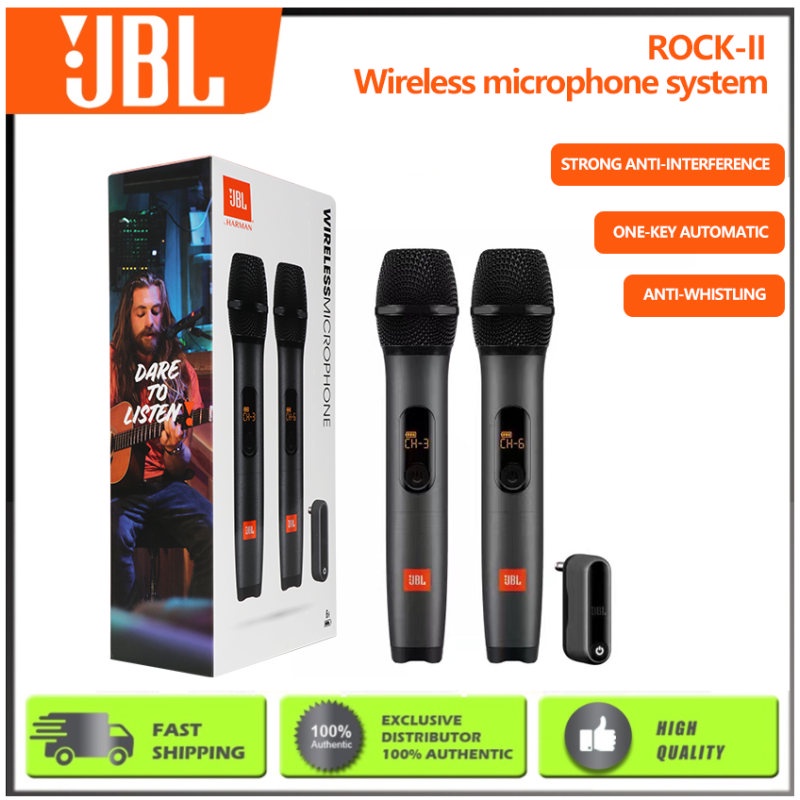 Rechargable Wireless Microphone for videoke UHF universal wireless mic ...