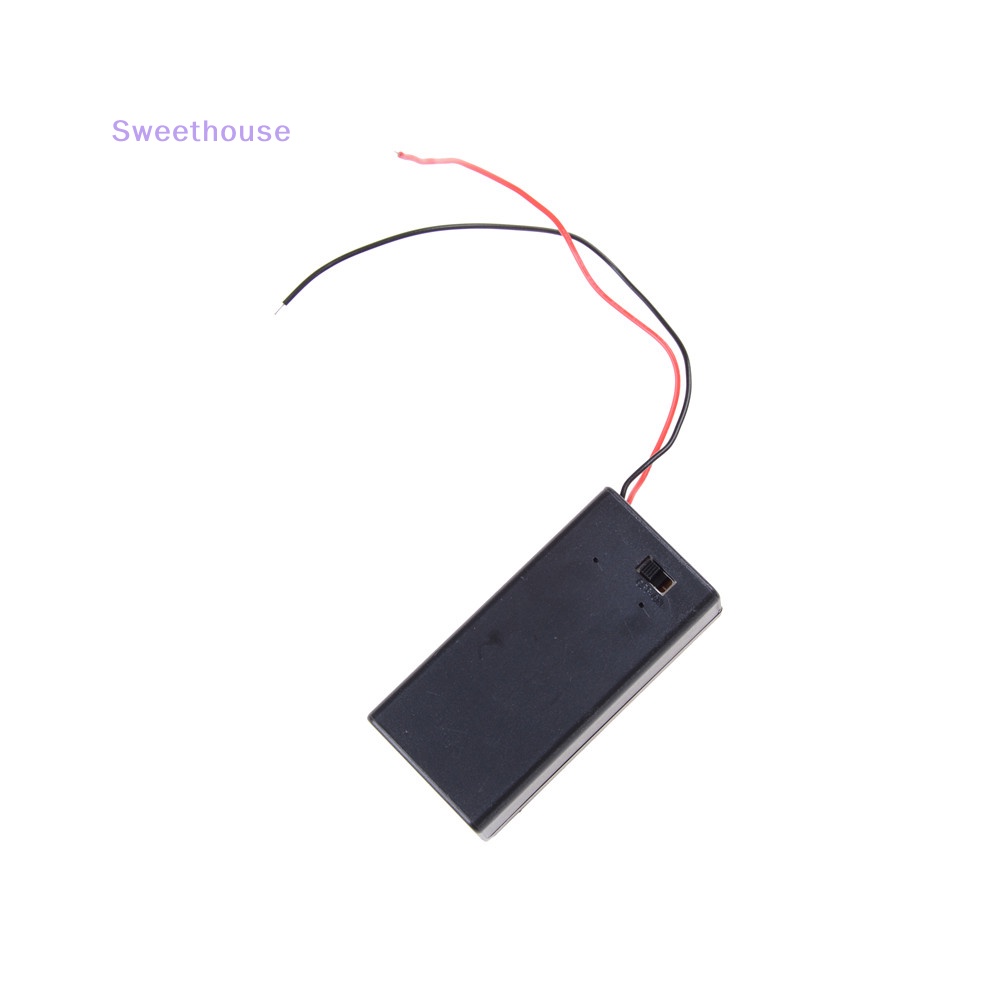 Sweethouse 1Pcs 9v Battery Holder with ON/OFF Switch 9 volt Box Pack ...