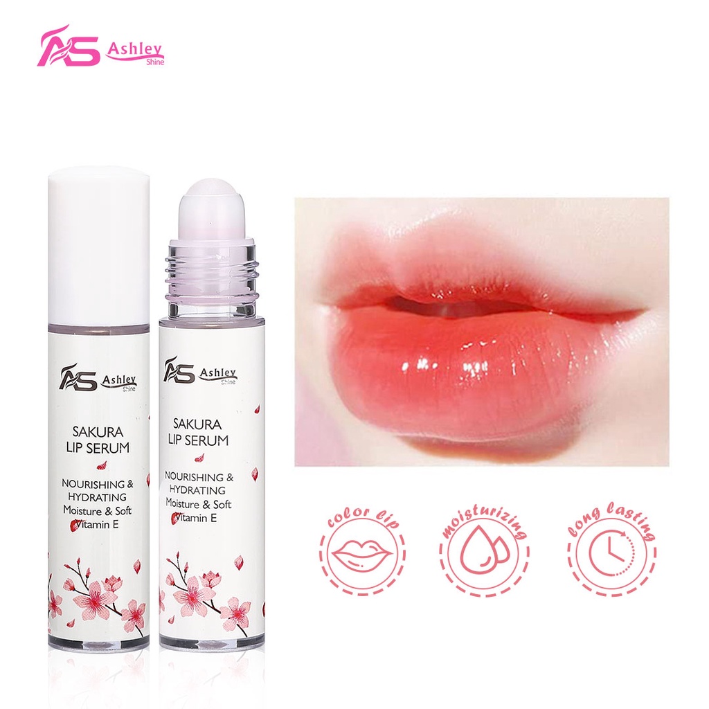 Ashley Shine Temperature Color Changing Sakura Lip Serum Nourishing ...