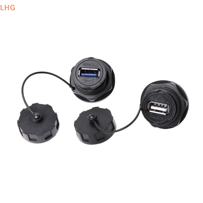 [LHG] USB Female Socket Plug Panel Mount Adapter USB 3.0 Waterproof ...