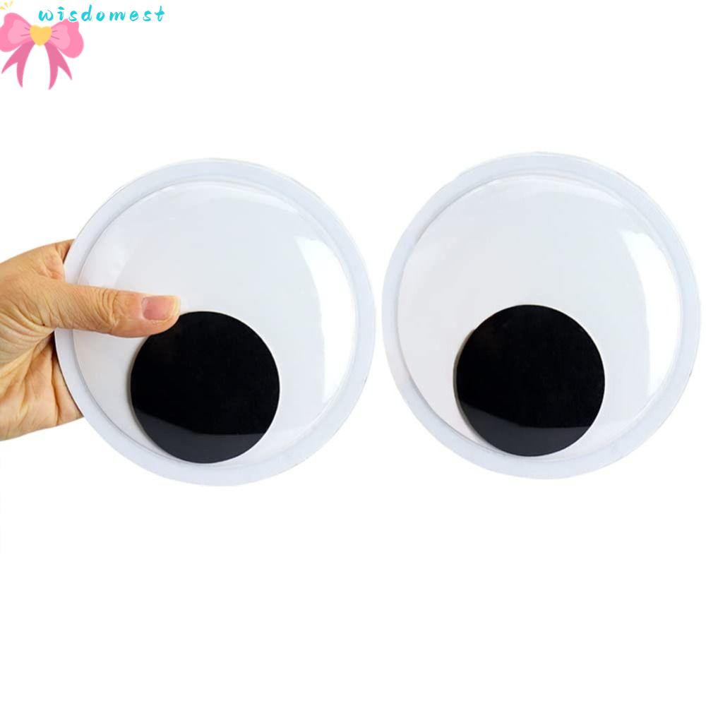 WISDOMEST 6PCS Giant Googly Eyes, 5.9 Inches Giant Black White Googly