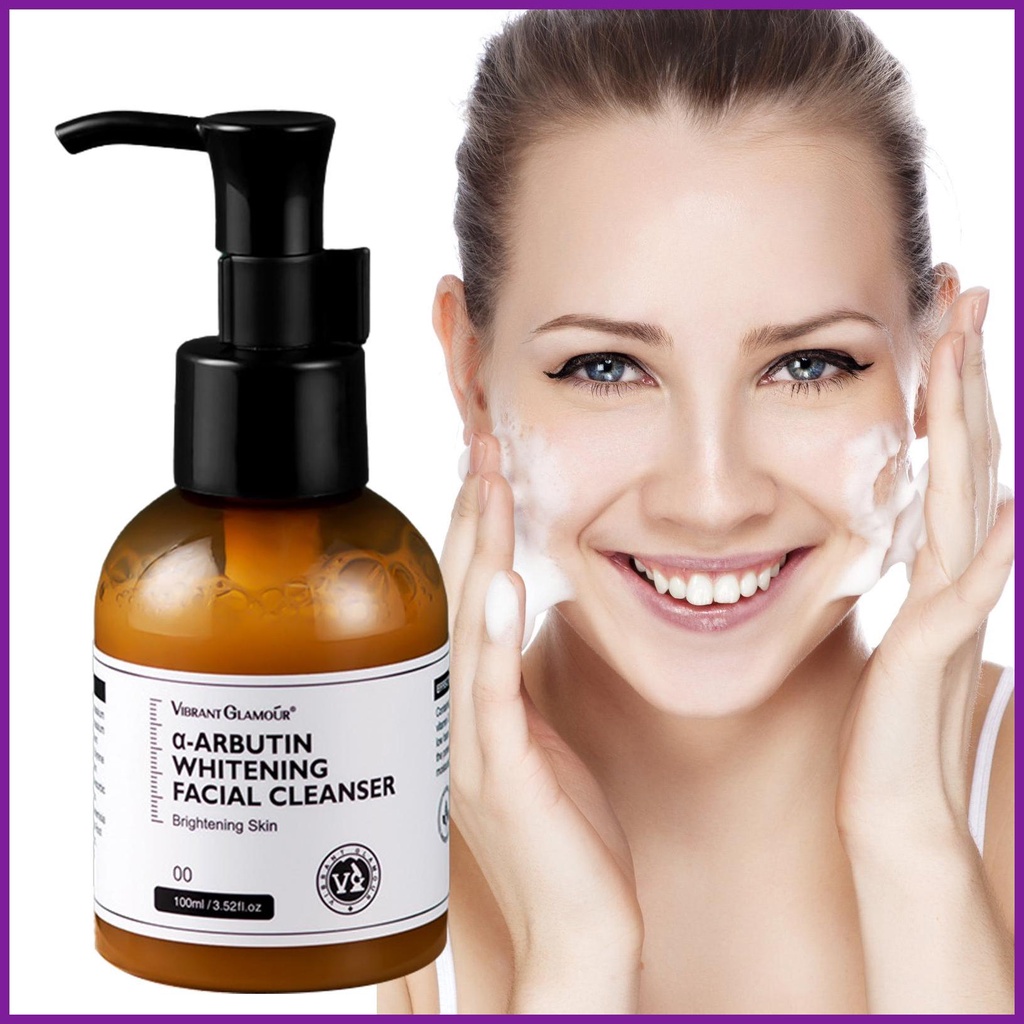 Arbutin Facial Cleanser Vitamin C Niacinamide Amino Acid Face Wash ...