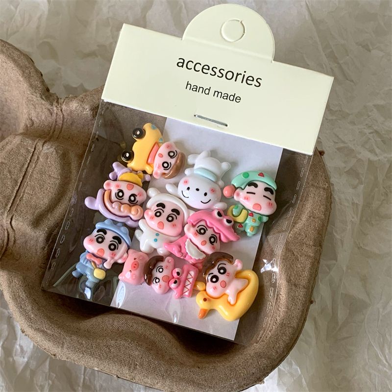 Cute Little New Cream Glue Accessories Fan Seamless Stereo Stickers ...