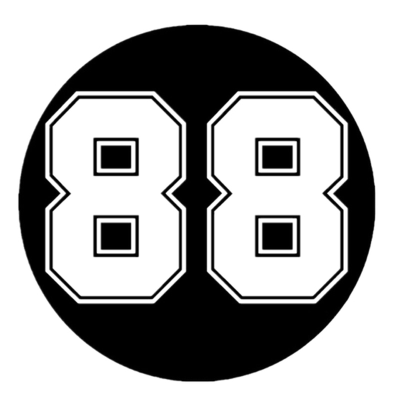Funny Various Sizes number 88 Vinyl Decal Car Sticker Waterproof Auto ...