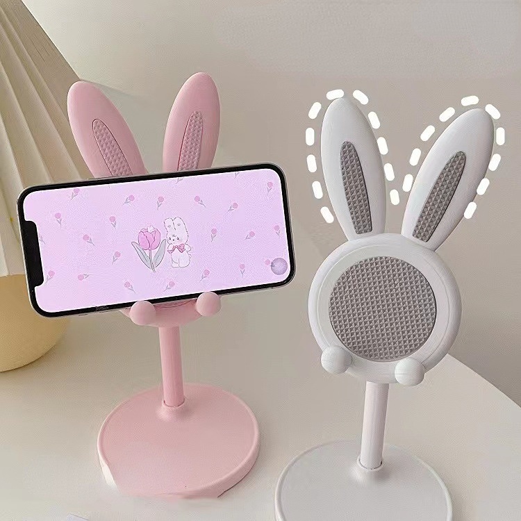 Cartoon Rabbit Ear Mobile Phone Holder Desktop Lazy Person Holder