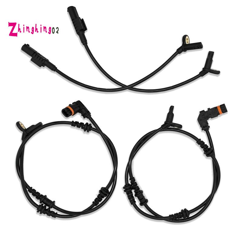 ★zhinghing02★ SET(4Pcs) Front Rear ABS Wheel Speed Sensor for Mercedes ...