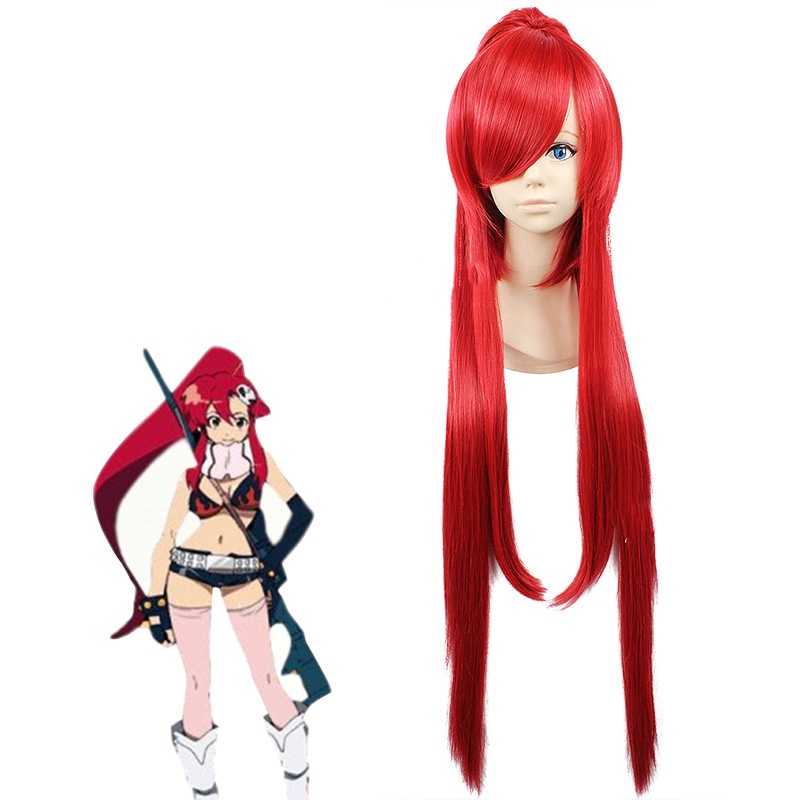 Misscoo Erza Scarlet Cosplay Wig Fairy Tail Women Littner Yoko Long Red ...