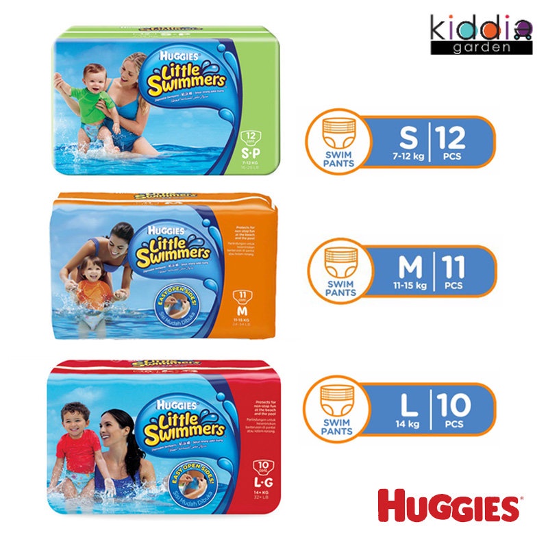 Huggies Little Swimmers Swim Diaper S/M/L Kids Swim Diaper Baby Swim