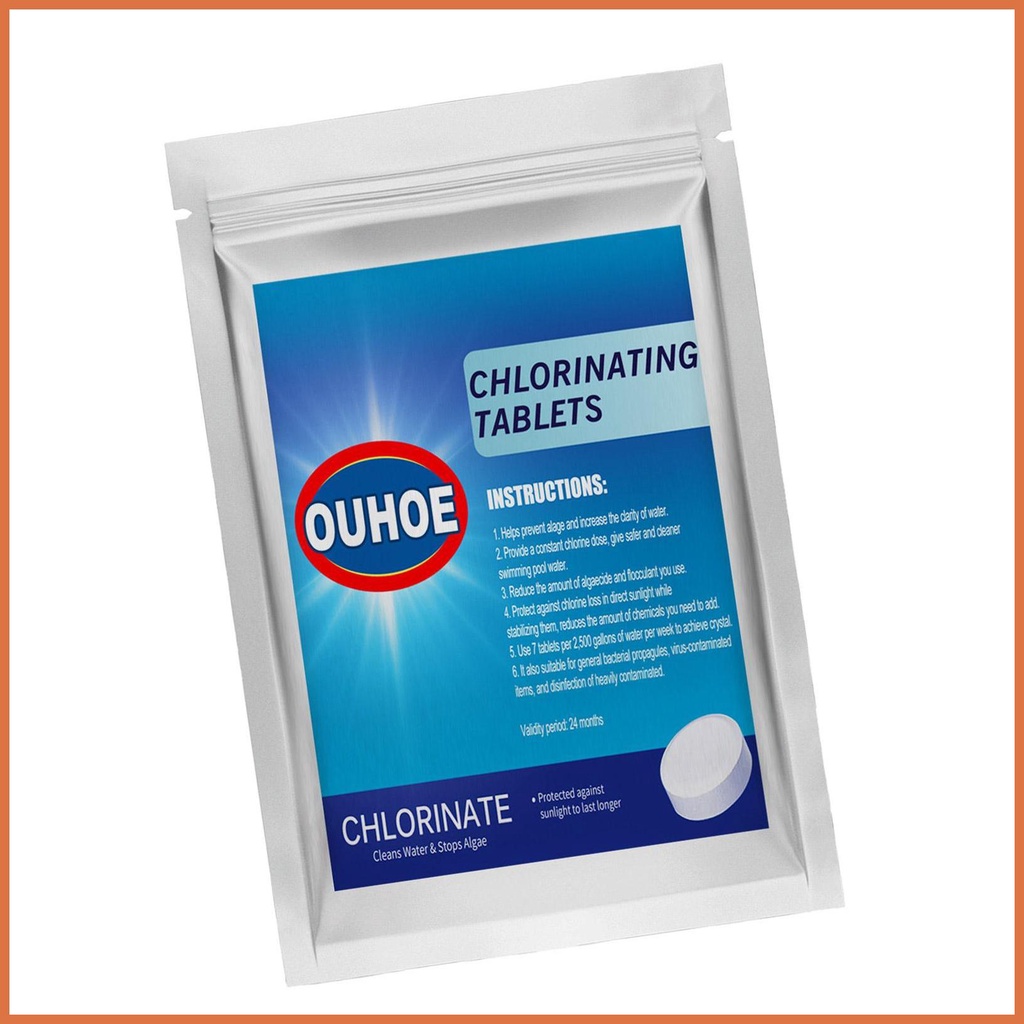 Stabilized Chlorine Tablets Chlorinating Tablets for Sanitizing Swimming Pools Chlorine Tabs for
