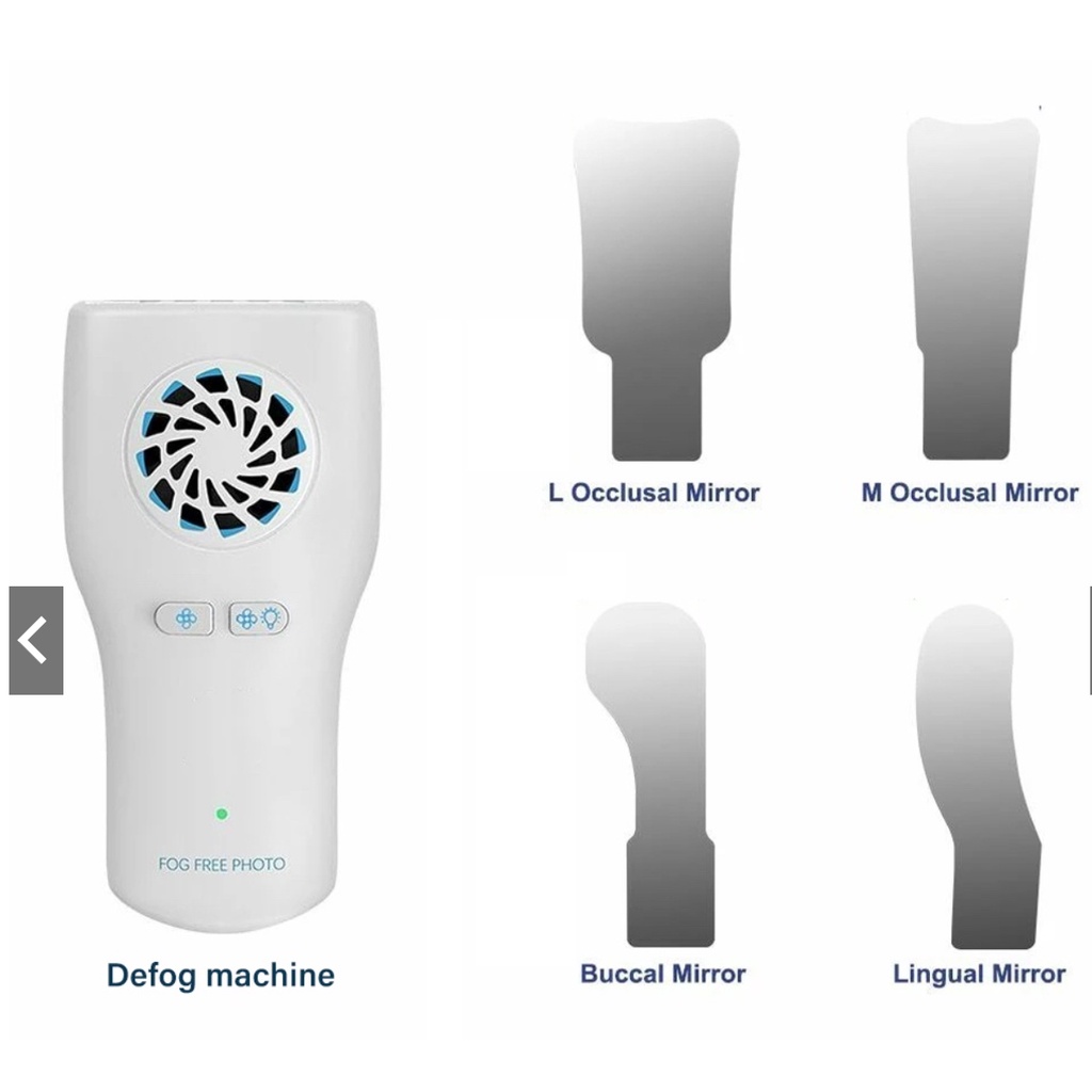 Dental LED Lights Automatic Defogging Mirror Anti-fog Mirrors Oral ...