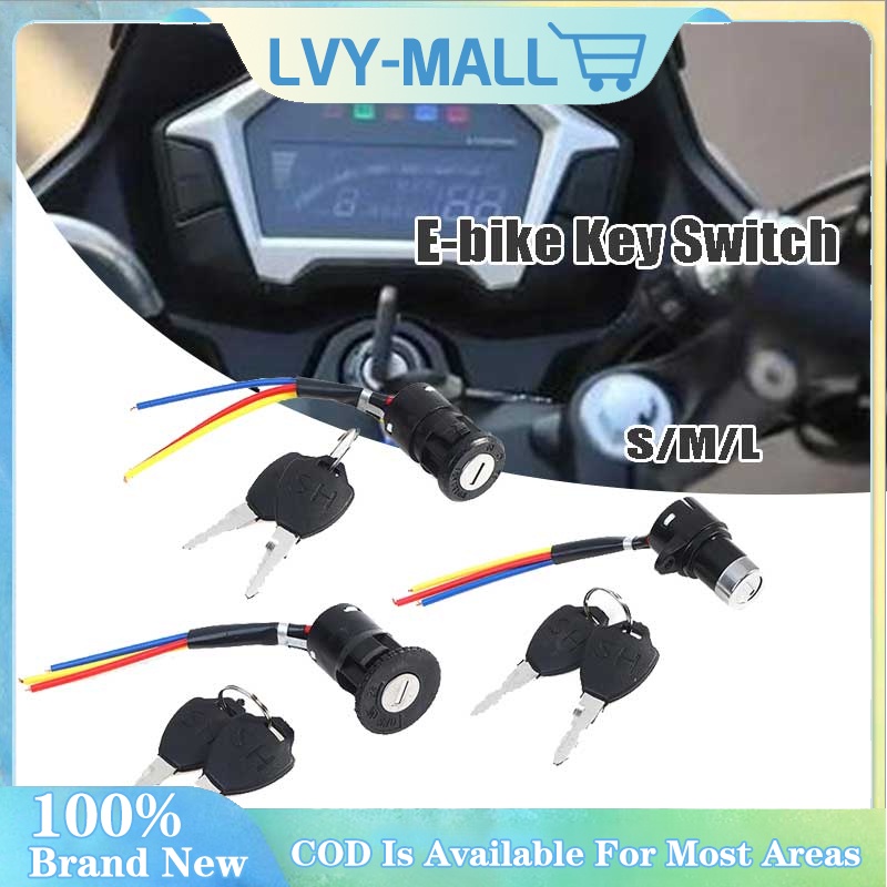 Universal Ignition Power Lock Key Switch Ebike Ignition Switch For