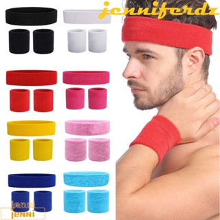 Sweatbands Set - Head & Wrist Sweat Bands - Terry Cloth Sweatbands for  Tennis, Working Out, Sports, Basketball, Gym, Exercise - Headband &  Wristbands for Men & …