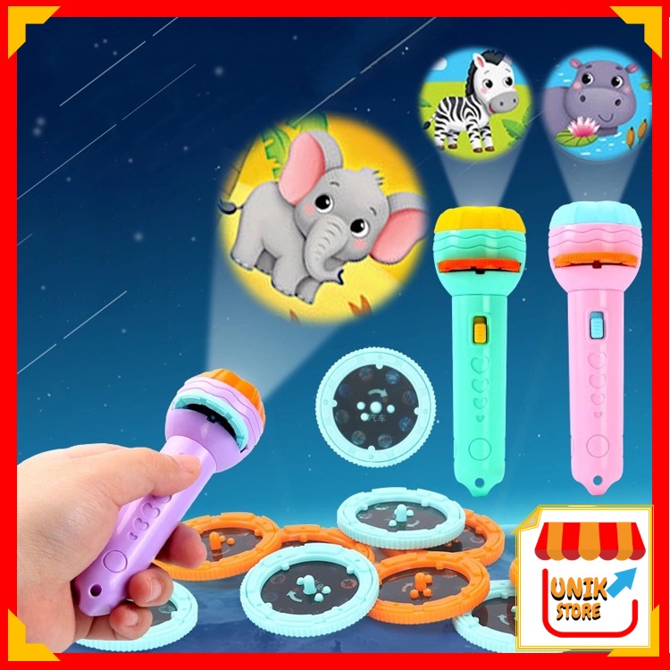UNIQUE - M1061 Character Projector Flashlight Toy Fun Flashlight ...