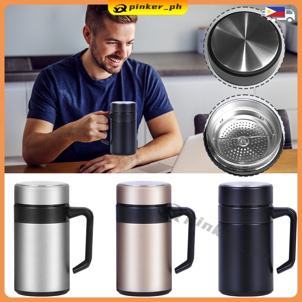 【Local Stock】Self Stirring Mug Auto Mixing Coffee Cup Stainless Steel ...