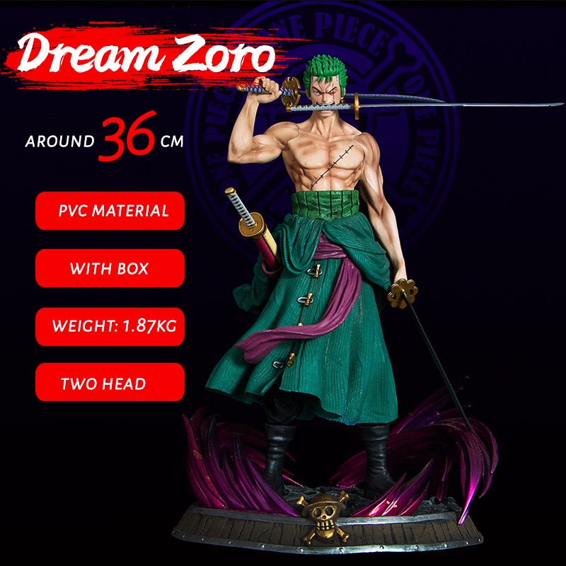 COD One Piece Figure GK Dream Zoro action figure Anime Collection items ...