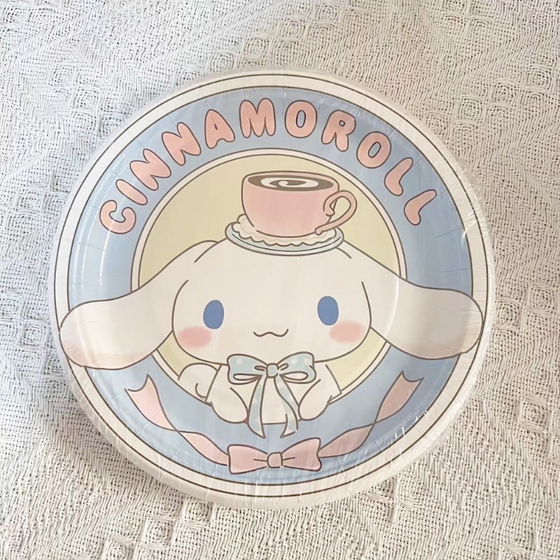 Cinnamoroll Party Needs Paper Plates Cups Girl Birthday Party ...