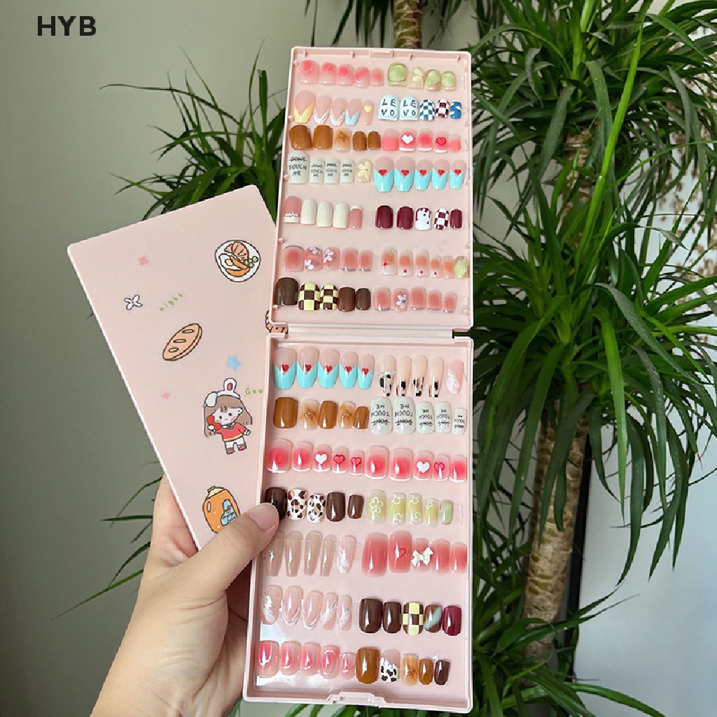 HYB Nail Storage Box Tool Empty Manicure Organizer Nail Art Storage