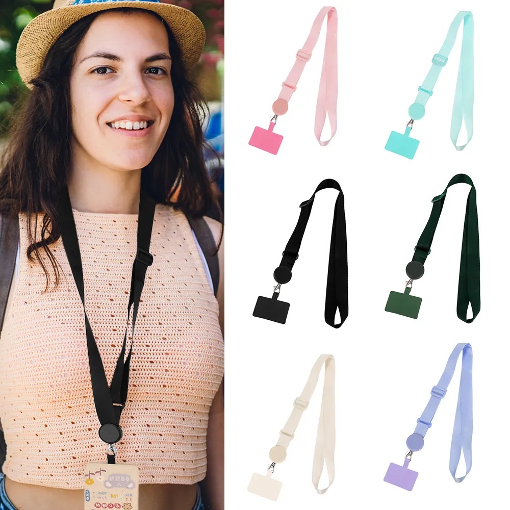 Mobile Phone Lanyards Crossbody Patch Traveling Hiking Portable