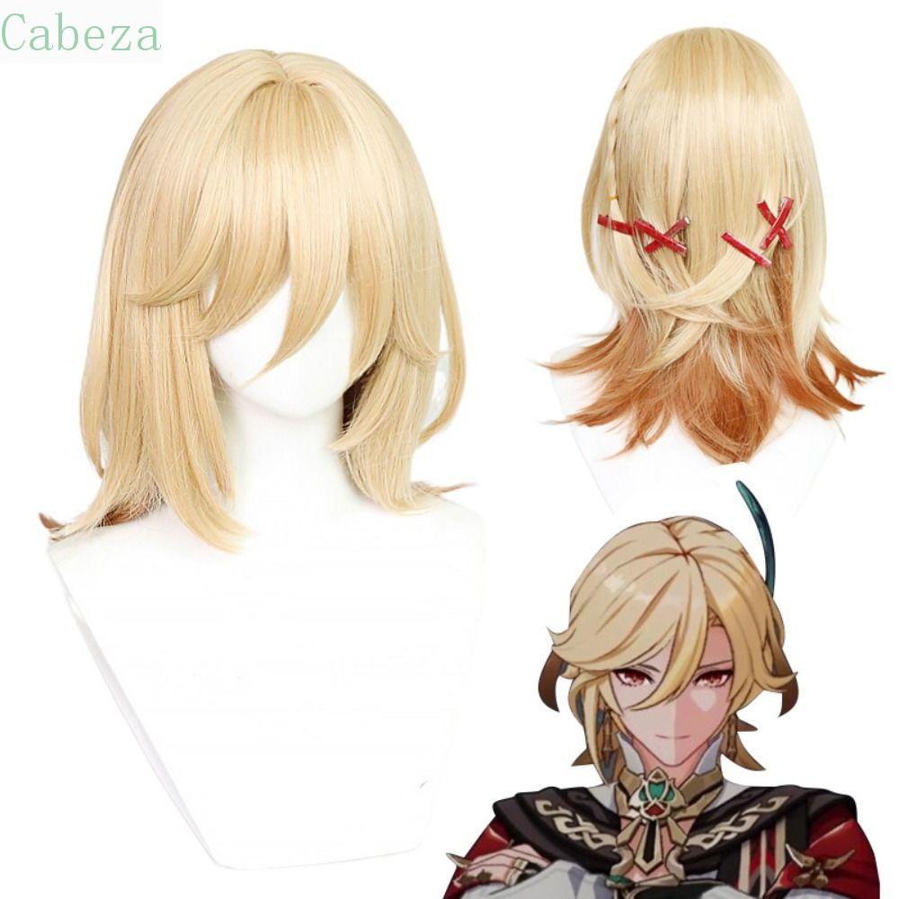 CABEZA Kaveh Cosplay Wig High quality Fake Smooth Genshin Impact