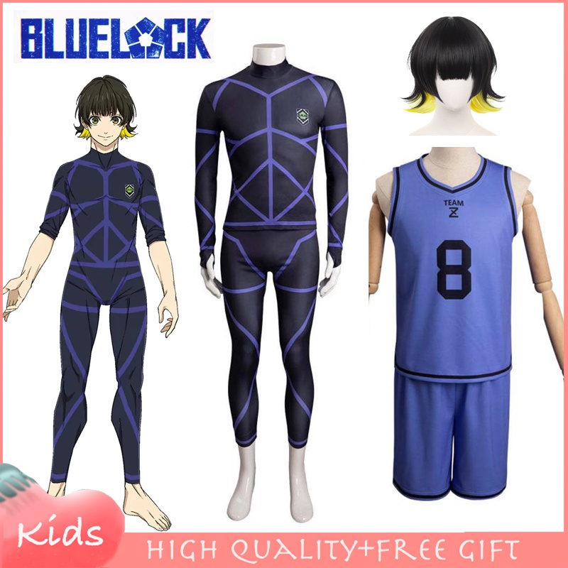 Bachira Meguru Cosplay Costume Anime BLUE LOCK Football Jupsuit Sports ...