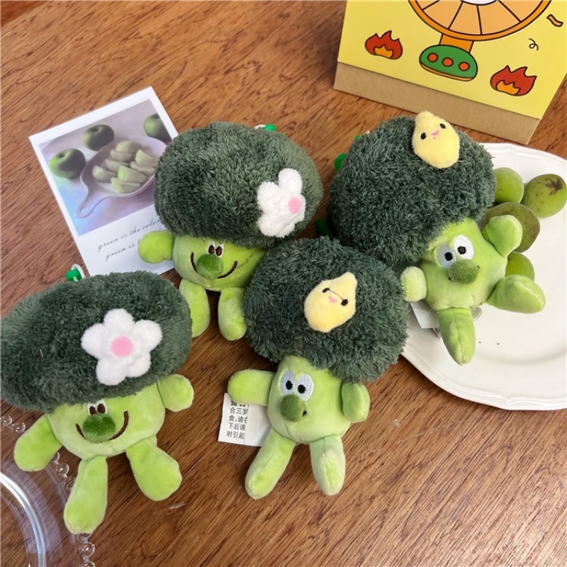 Cute Cartoon Broccoli Keychain Plush Pendant | Shopee Philippines