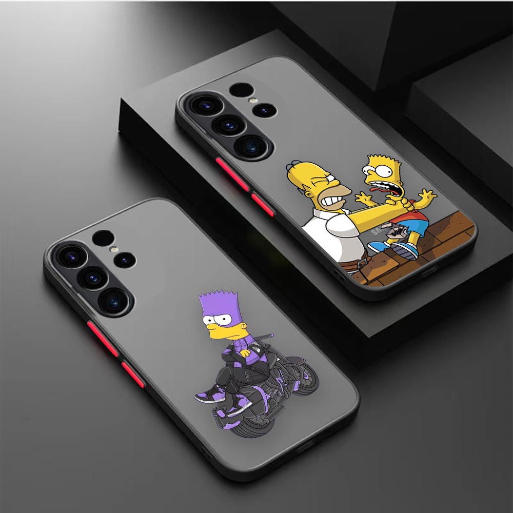 Funny Cute Car T-The S-Simpsons Cartoon Matte Mobile Phone Case For ...