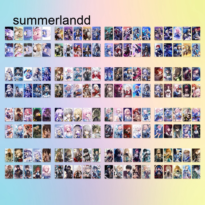 10PCS/Set Anime Game Honkai:Star Rail Different Photocard HD Printed ...