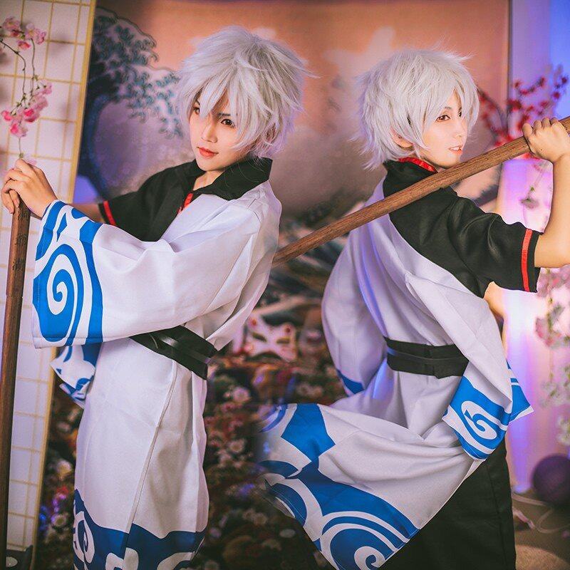 [lxyh-coser King] Gintama Sakata Gintki Cosplay Costume Anime Cartoon 