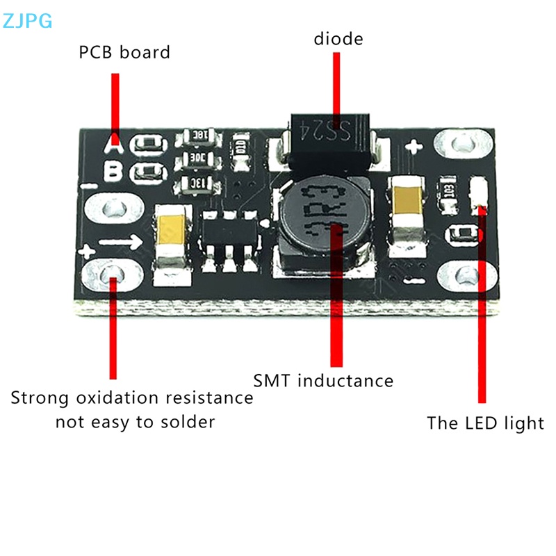 ZJPG> 1Pc 3.7V to 12V Mini DC-DC Boost Module Boost Module Step Up ...