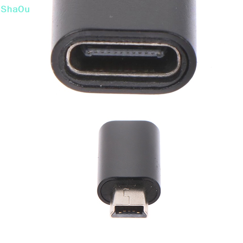 ShaOu Mini 5 Pin USB Adapter B Male to USB Type C Female Data Data ...