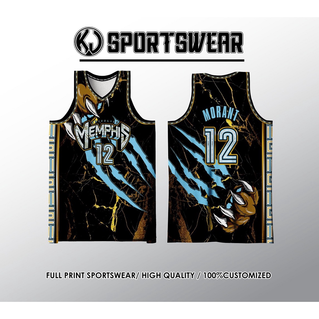 NBA Jersey Memphis Grizzlies Ja Morant No.12 Jersey Bucks Jersey