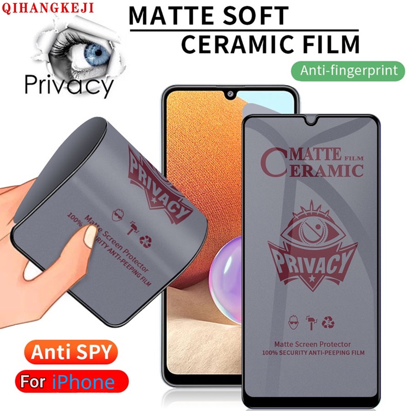 Matte Anti Spy Ceramic Tempered Glass Samsung A06 A16 A26 A15 A05 A05S A11  A31 A51 A71 A01 A10 A50 A10S A20S A21S A55 A12 A22 A32 A52 A72 A13 A23 A33 