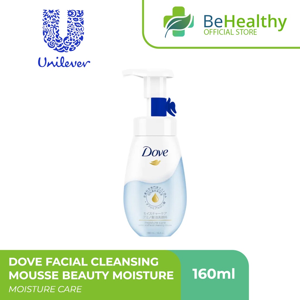 Dove Amino Acid Facial Cleansing Mousse Moisture Care 160ML Shopee