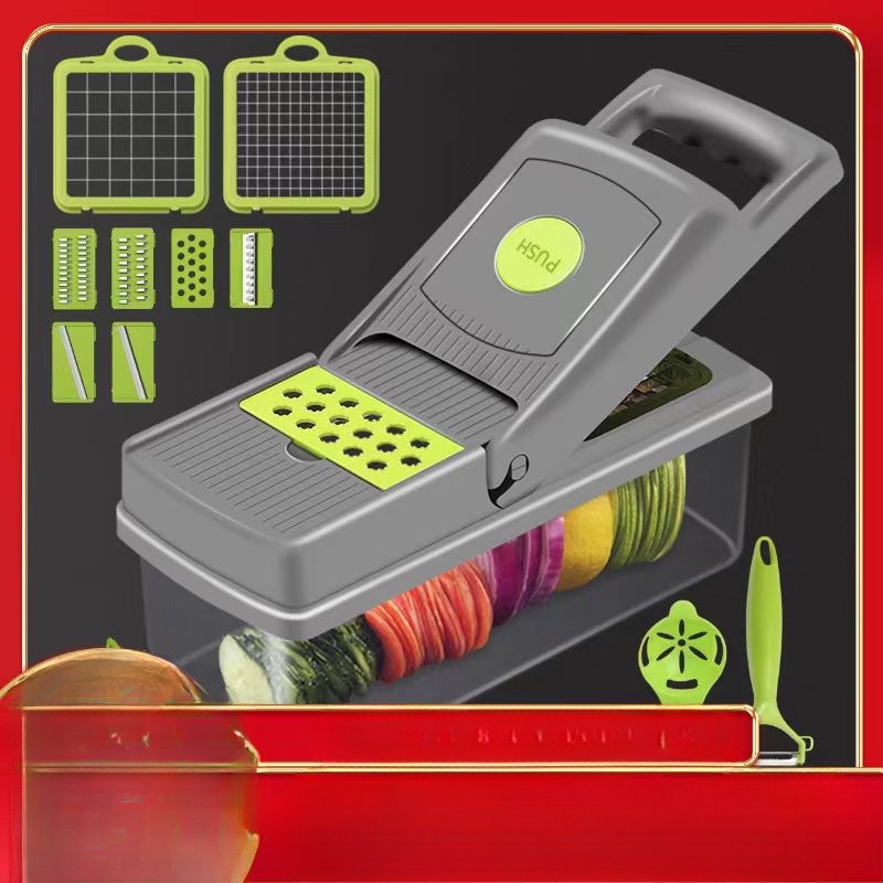 Kitchen multifunctional shredding tool cutting shredded shredded