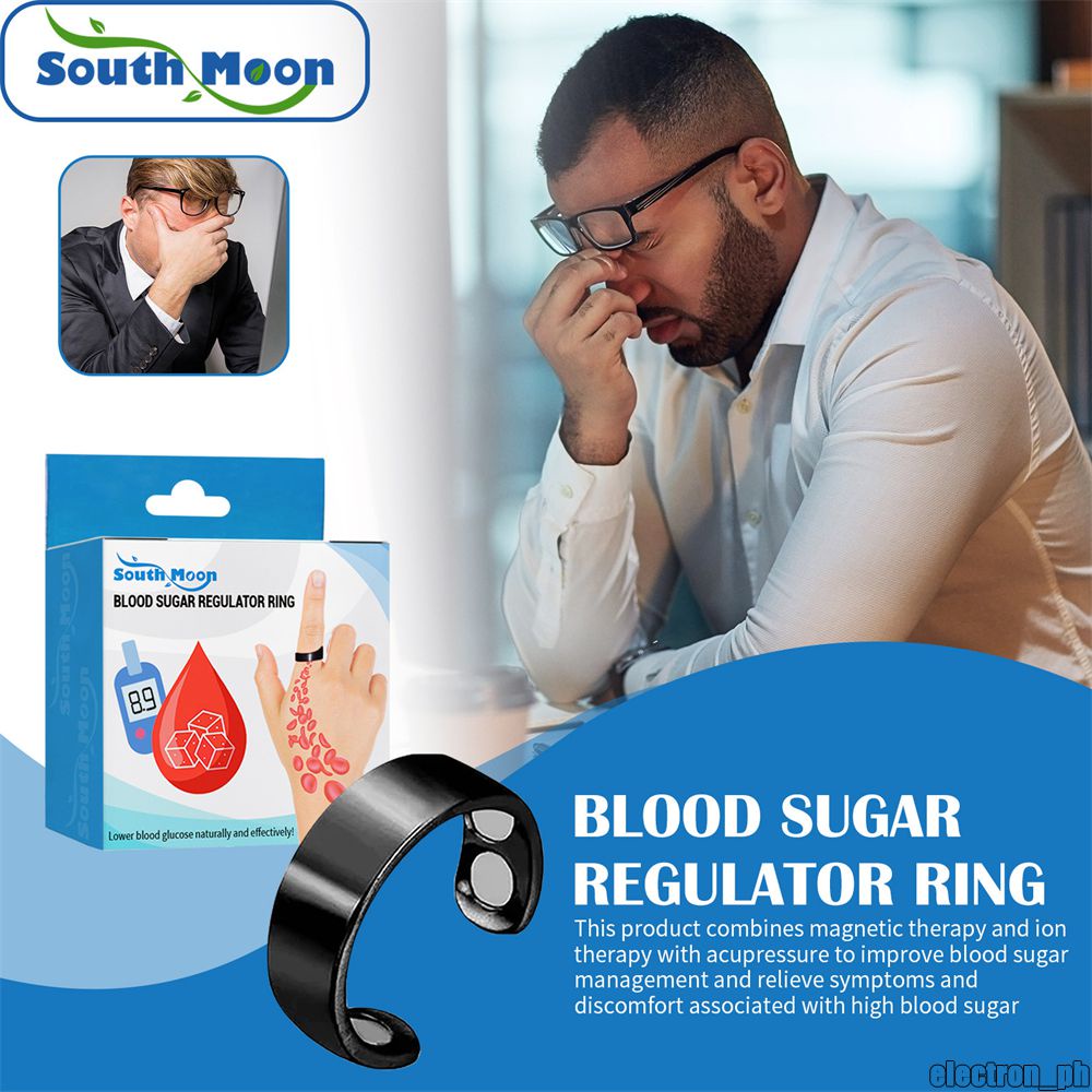 Blood Sugar Control Ring Relieve Diabetes Anti Hypertension Stabilize ...