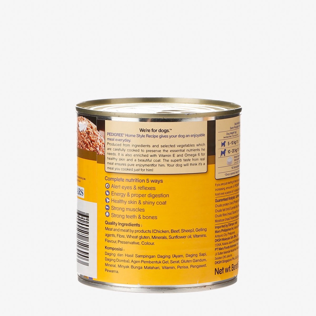 Pedigree Home Style Chicken Canned Dog Food 700g Shopee Philippines