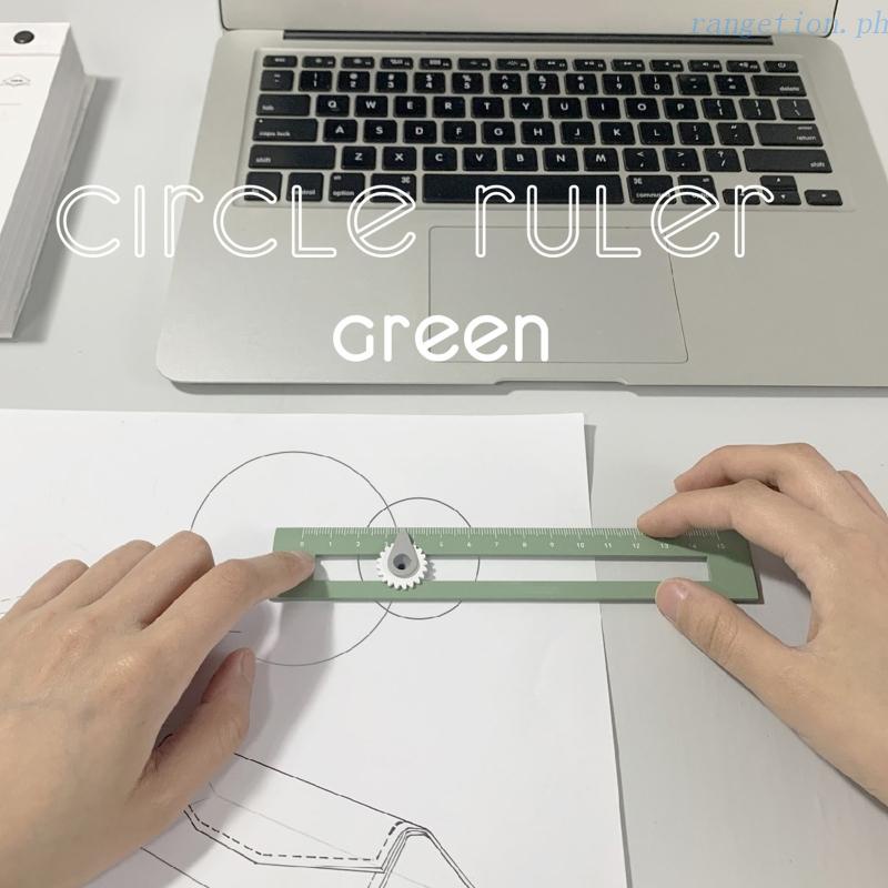 RAN Multifunctional Drawing Ruler Plastic Drafting Ruler with Compass ...